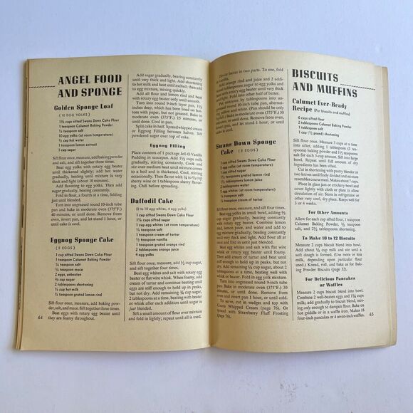 Vintage 1947 Cookbook Learn to Bake from General Foods Paperback - Picture 9 of 15